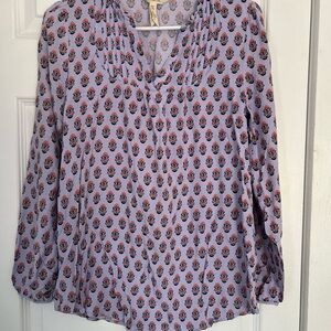 Matilda Jane Purple Long Sleeve Pleated Blouse